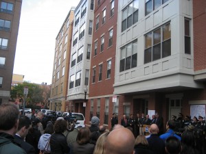 Mayor Menino Visits the South End